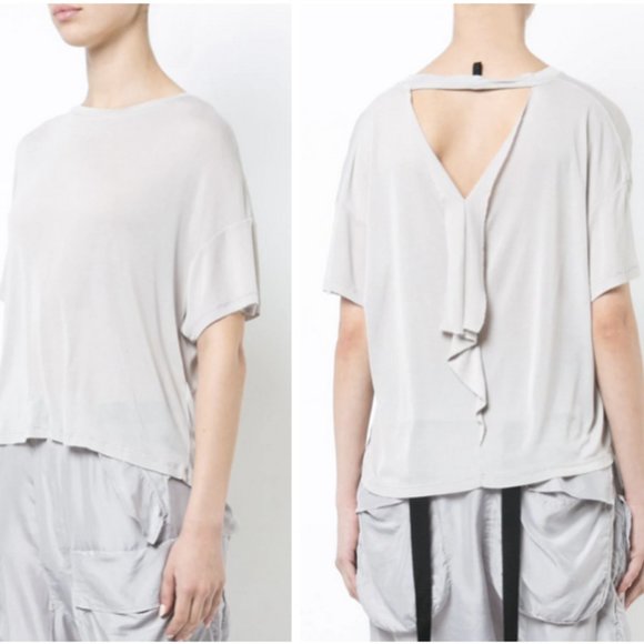 UNRAVEL PROJECT silk Reconstructed T-shirt NWT $460 Ben Tavernitti - Picture 1 of 6